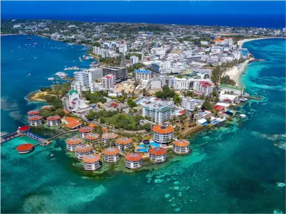 Vista aérea de San Andres